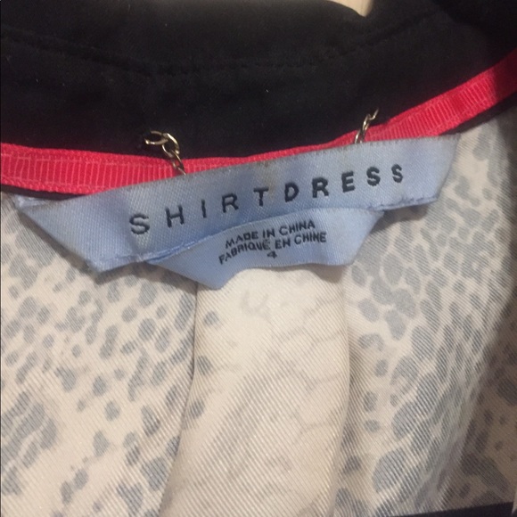 SHIRT DRESS w/ snakeskin pattern - Picture 3 of 3